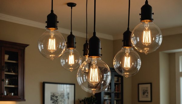 5 idées pour intégrer une suspension luminaire 5 ampoules